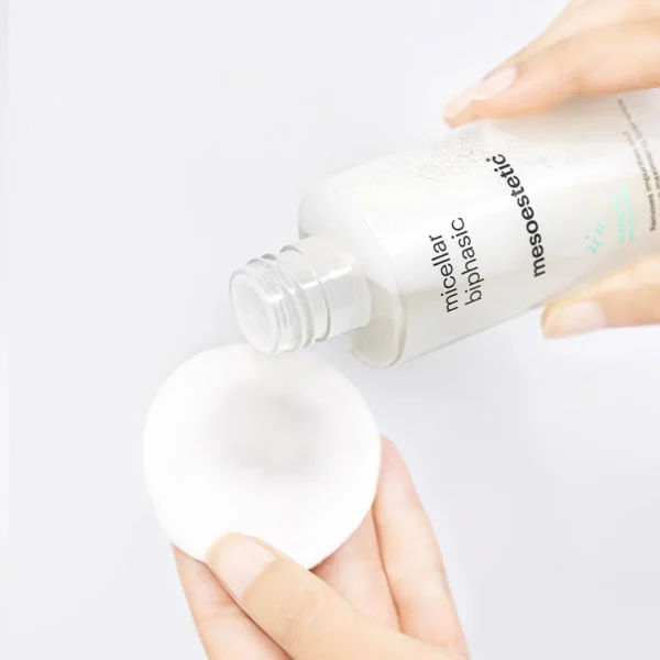 MESOESTETIC MICELLAR BIPHASIC-odstranjevalec ličil