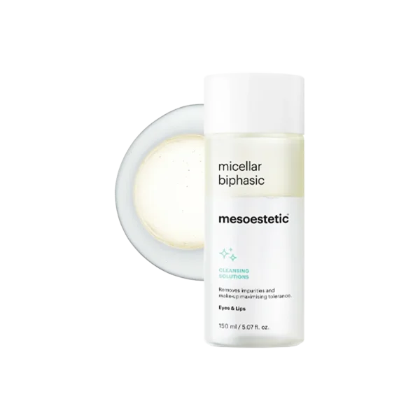 MESOESTETIC MICELLAR BIPHASIC-odstranjevalec ličil